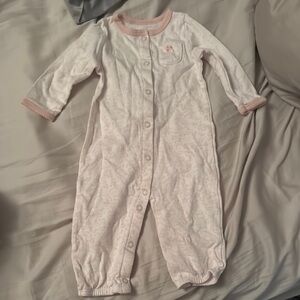 Carter's Pink and White Kids Pajama Set
